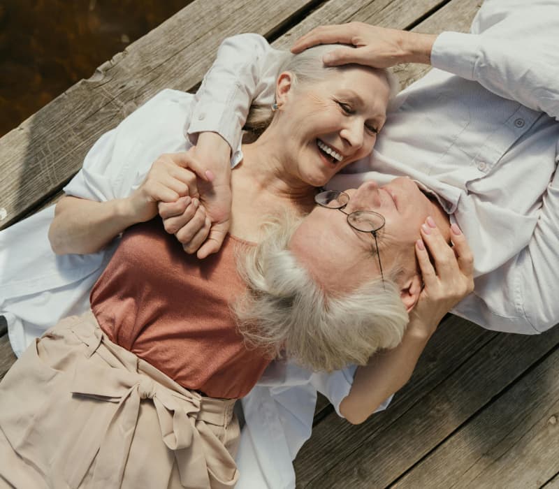 Happy couple enjoying life together